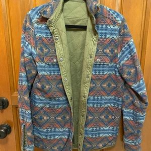 Faherty Reversible Bondi Jacket Riverglade Sz M